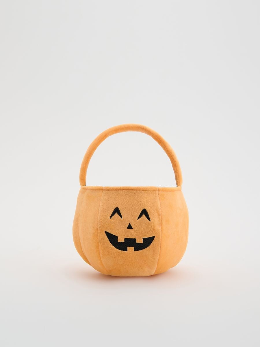 Koszyk na Halloween - pomarańczowy - RESERVED