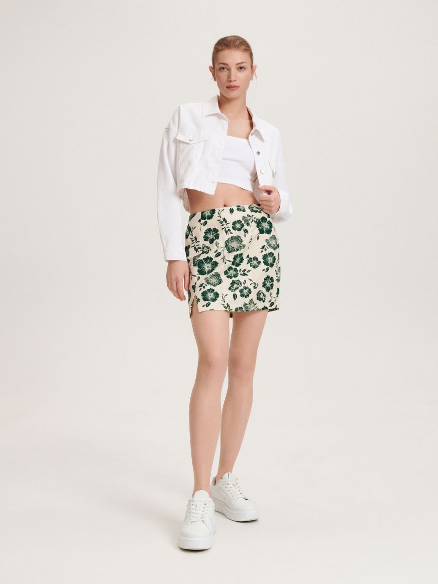 Spagetti pántos crop top - fehér - RESERVED - 2