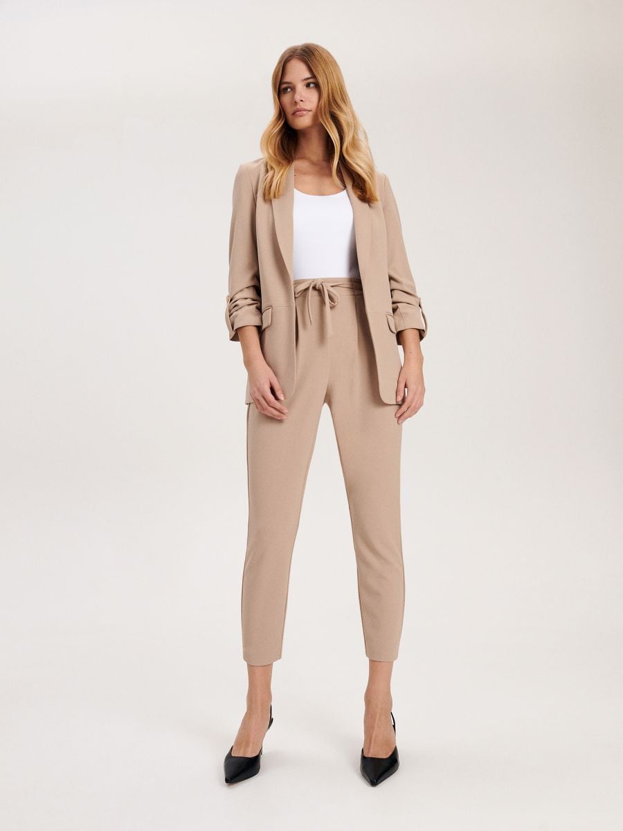 Plain blazer - beige - RESERVED - 2