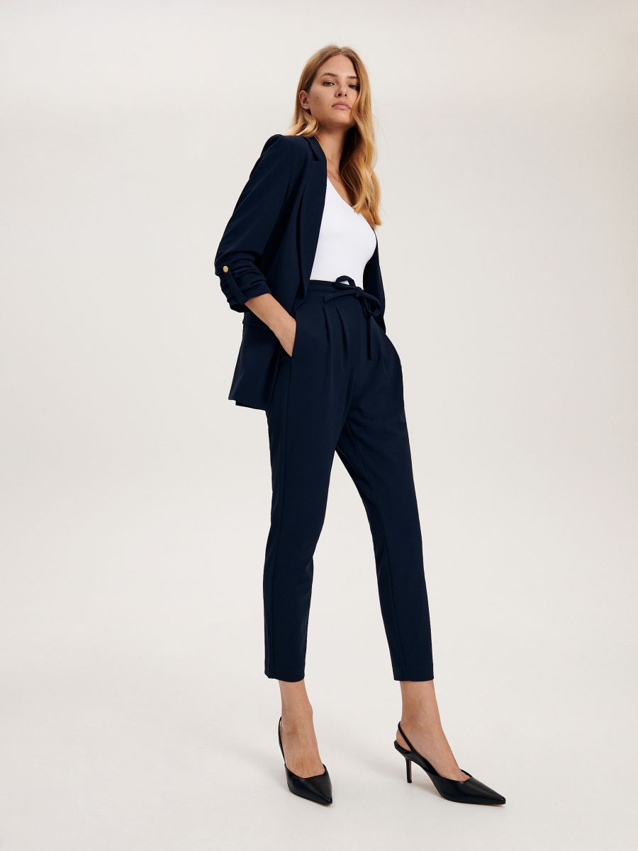 Plain blazer - navy - RESERVED - 2
