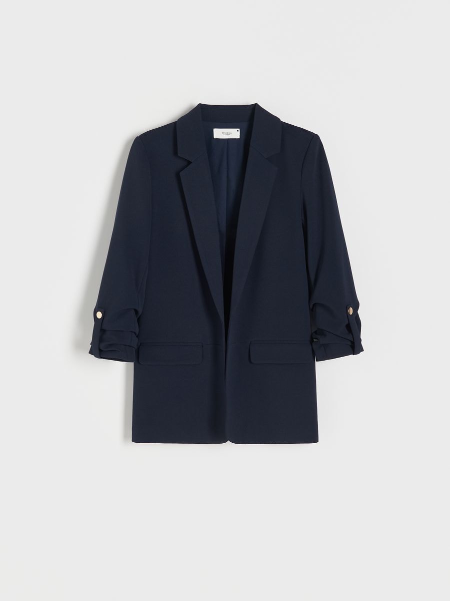 Plain blazer - navy - RESERVED - 3