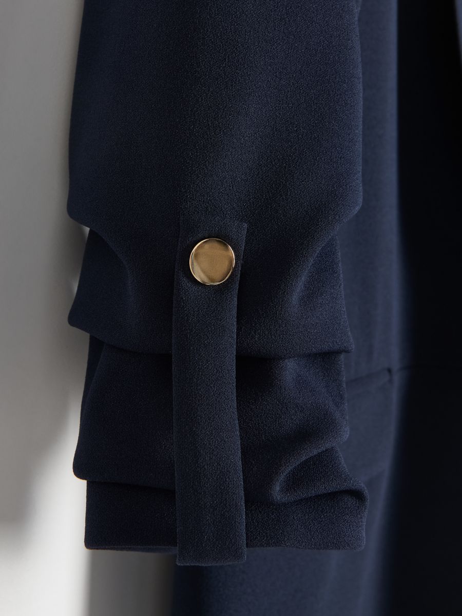 Plain blazer - navy - RESERVED - 4