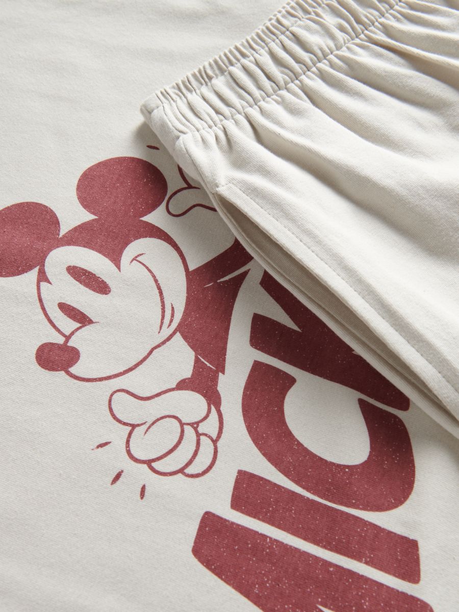Mickey Mouse two piece pyjama set - beige - RESERVED - 2