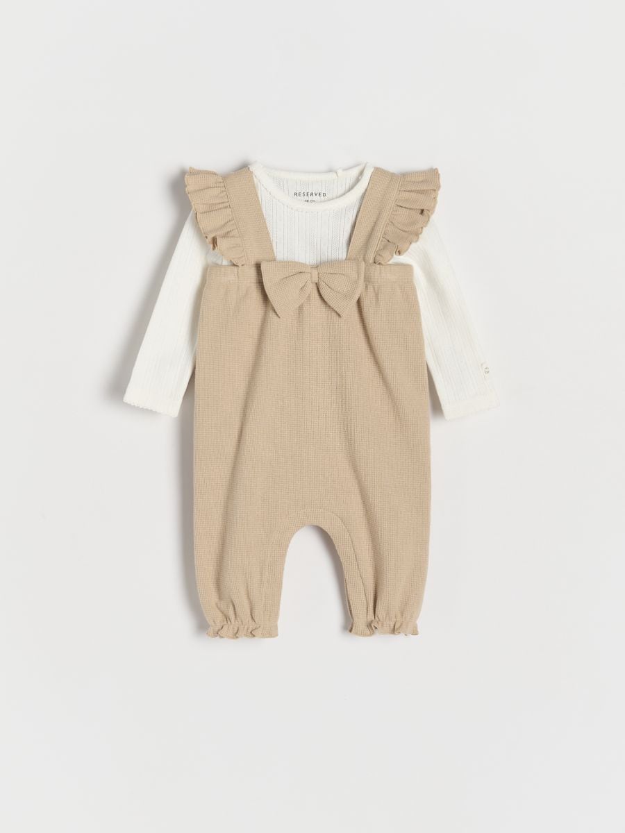 Ensemble en coton majoritaire - Beige - RESERVED - 2