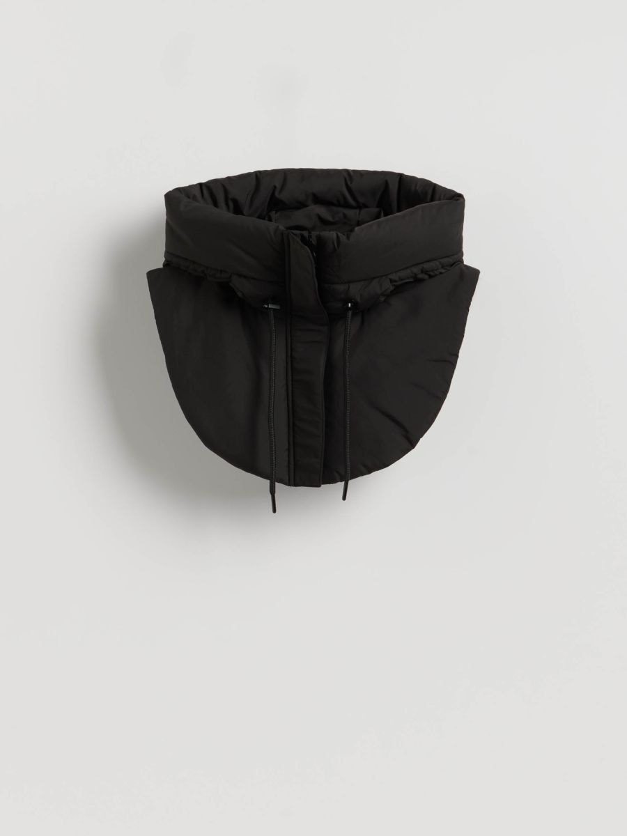 Stepper-Kapuze gesteppte Jacke - schwarz - RESERVED