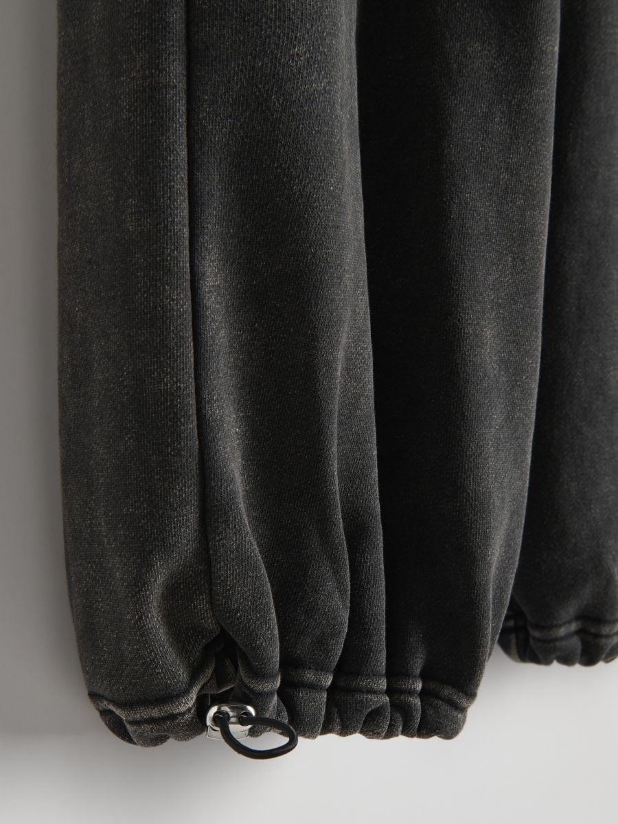 Cargo sweatpants - dark grey - RESERVED - 6