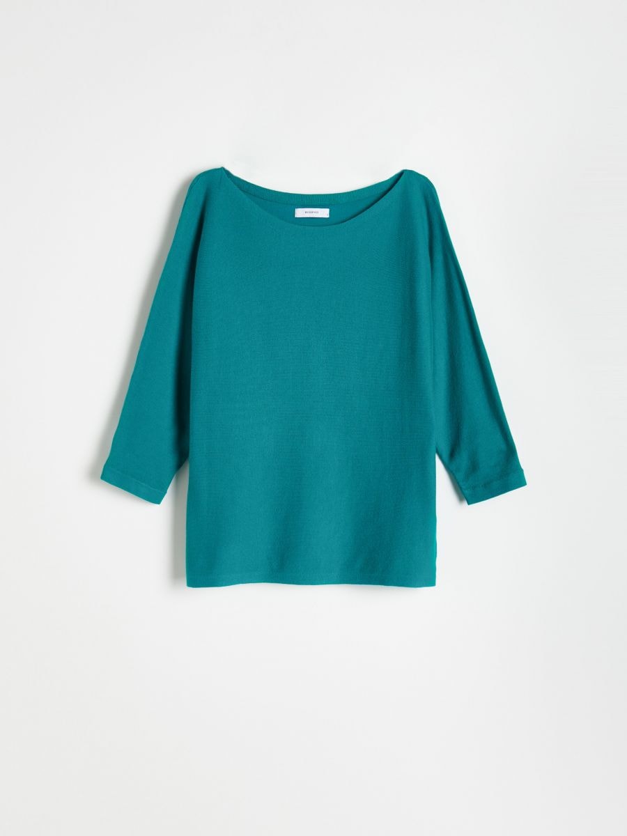 Jersey blouse - aqua - RESERVED - 2
