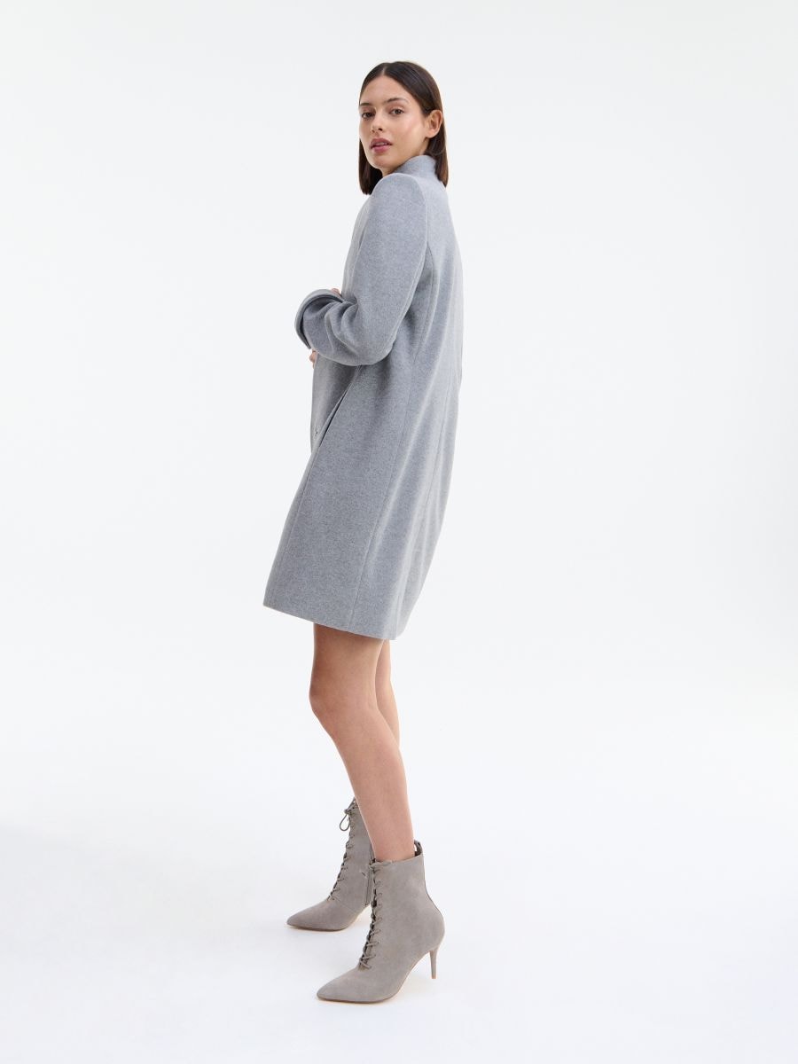 Plain coat - light grey - RESERVED - 3