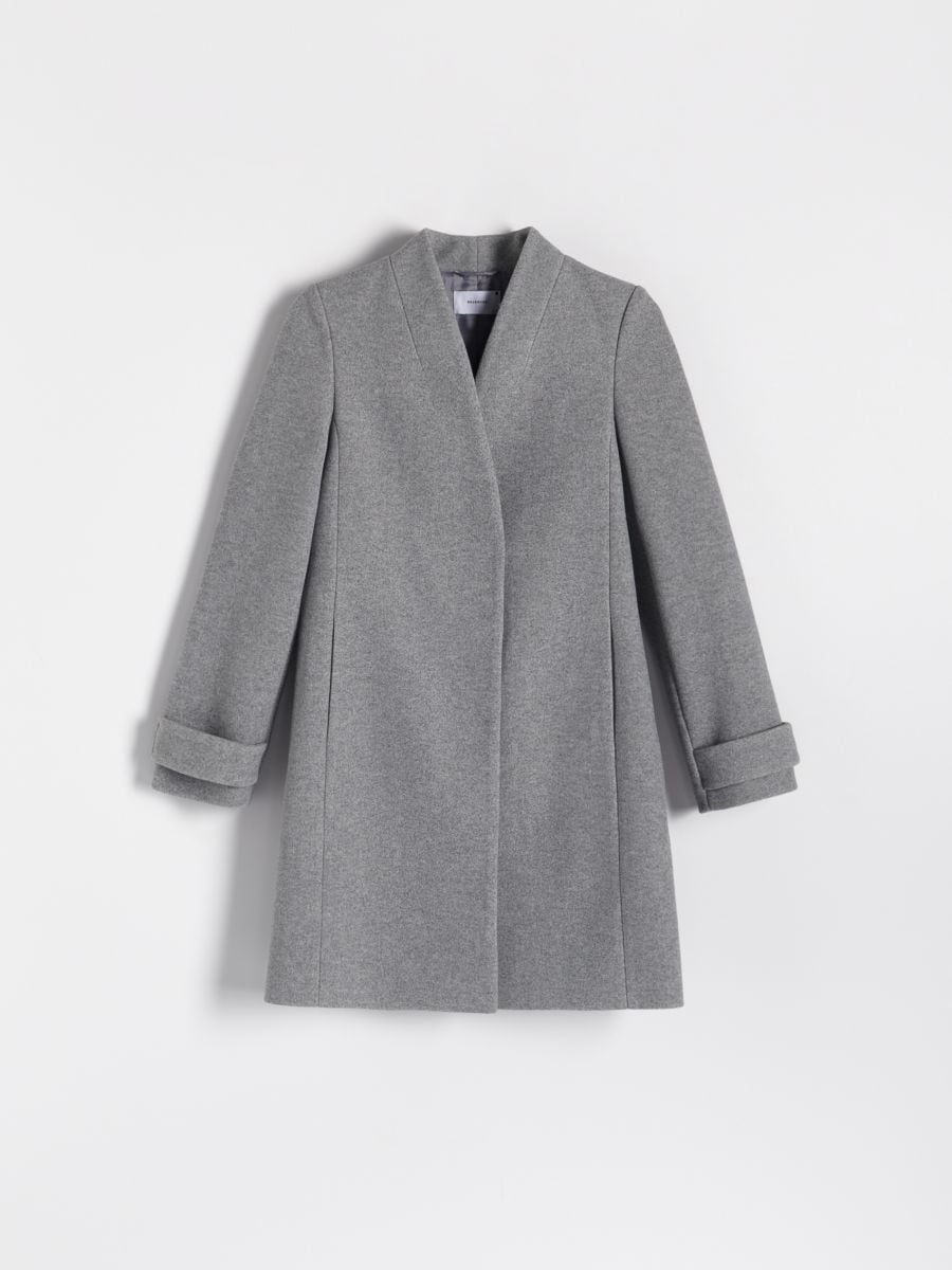 Plain coat - light grey - RESERVED - 4