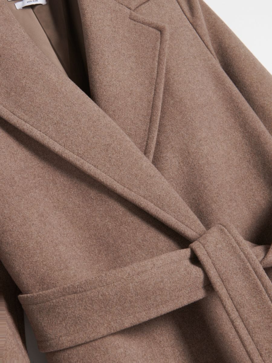 Wool blend coat - taupe - RESERVED - 5