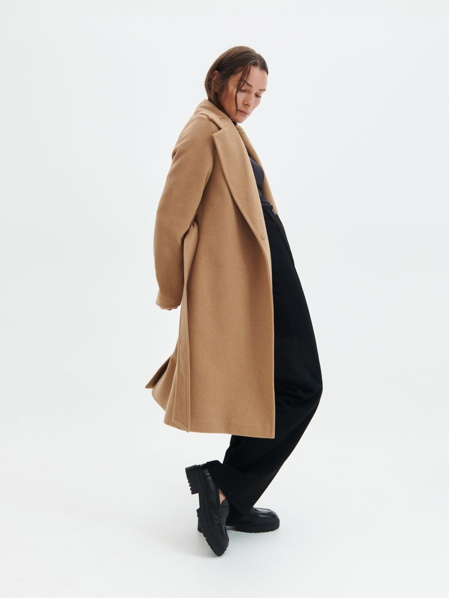 Wool blend coat - beige - RESERVED - 11