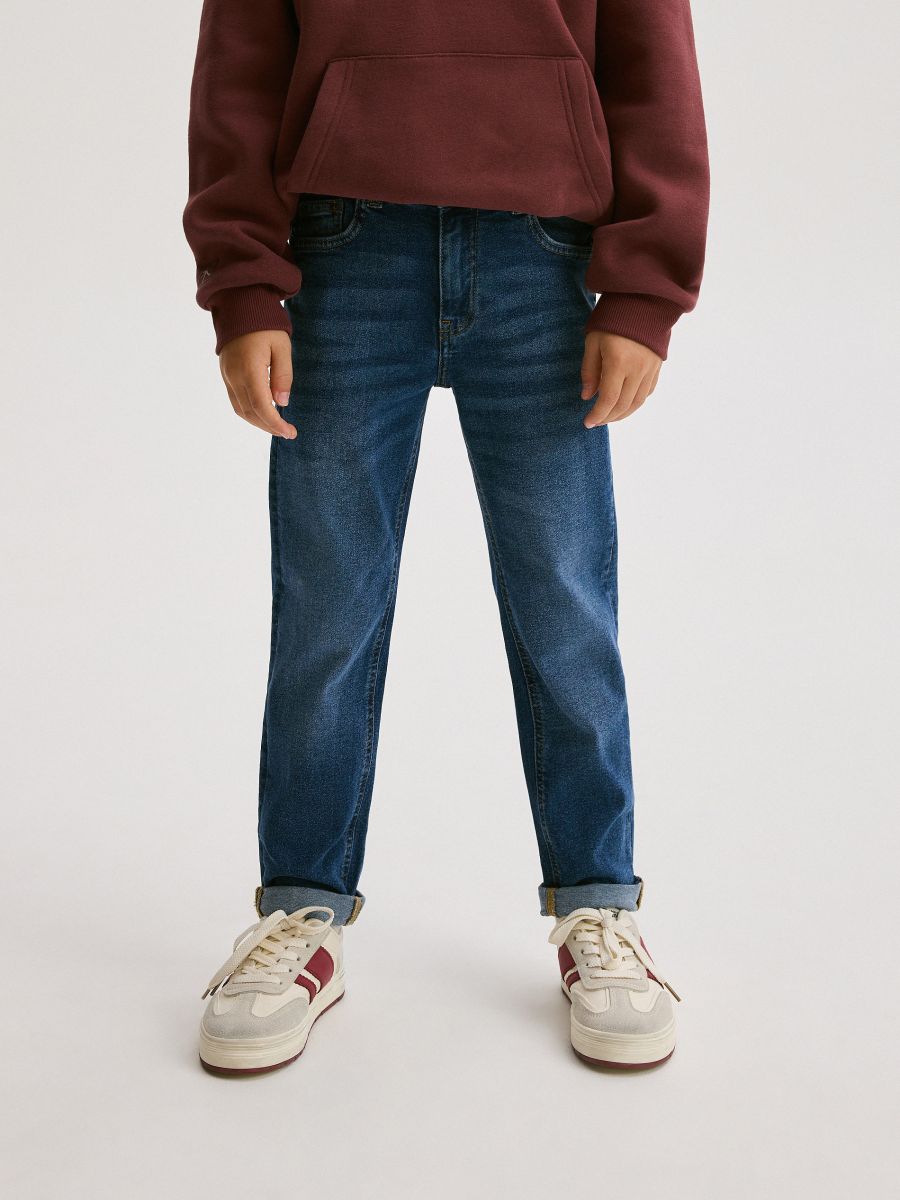 Elastic regular jeans - navy - RESERVED - 6