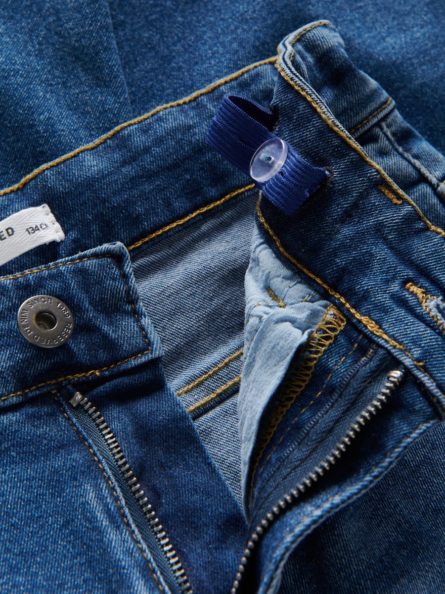 Elastic regular jeans - navy - RESERVED - 8