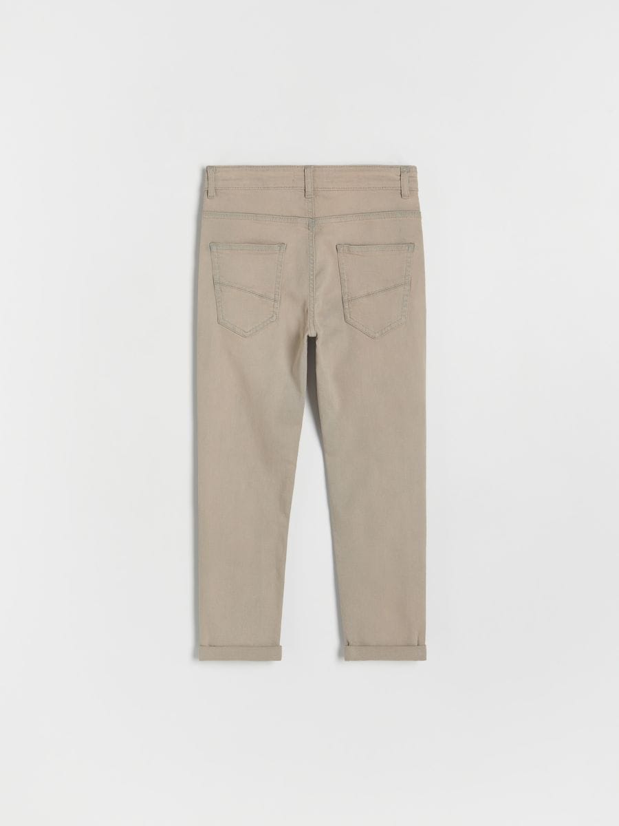 Elastic regular jeans - beige - RESERVED - 3