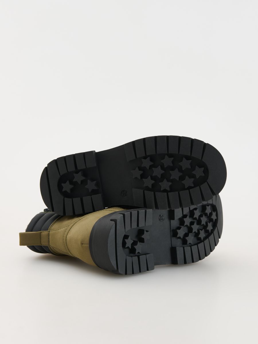 Botins de cano alto com atacadores - VERDE - RESERVED - 4