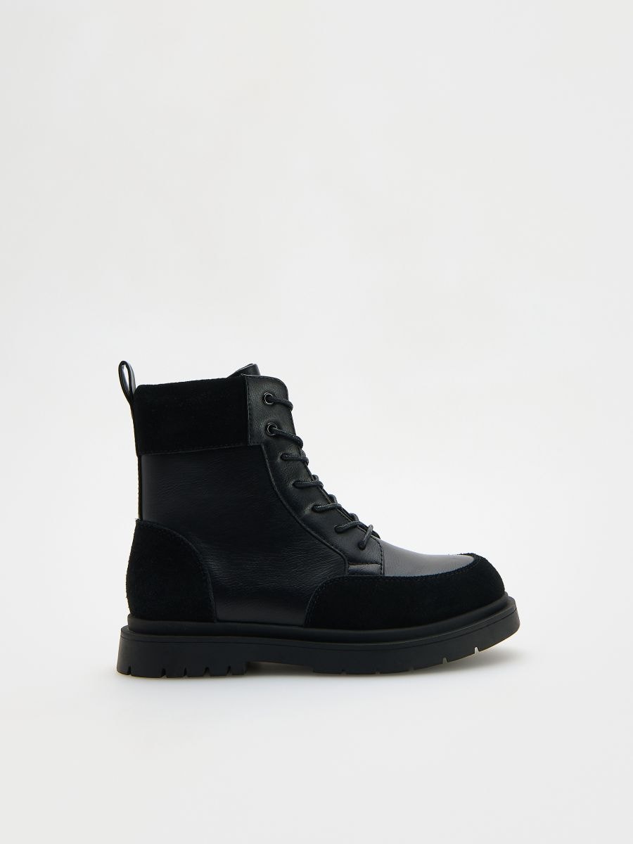 BOYS` ANKLE BOOTS - black - RESERVED