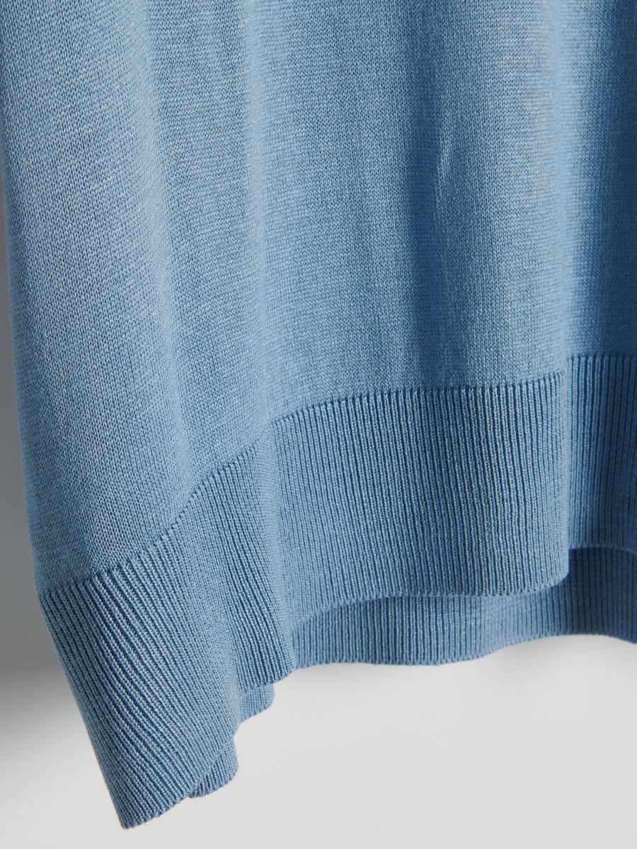 Lightweight viscose blend jumper - light blue - RESERVED - 4