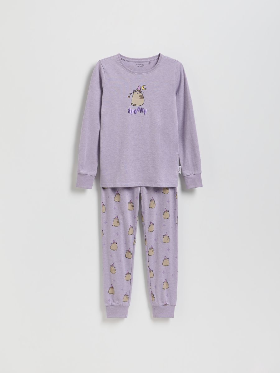 Pusheen two-piece PJs - grape - RESERVED