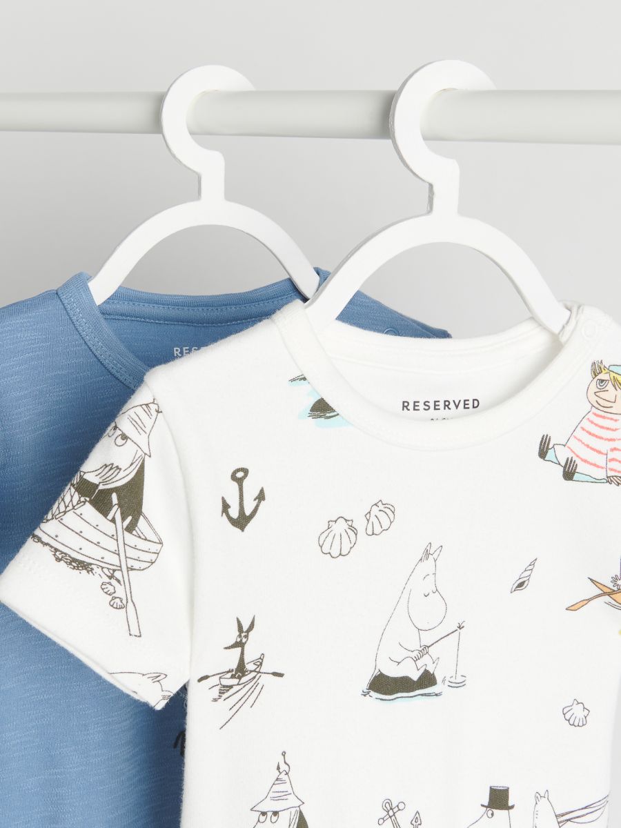Body aus Baumwolle Moomin, 2er-Pack - creme - RESERVED - 4