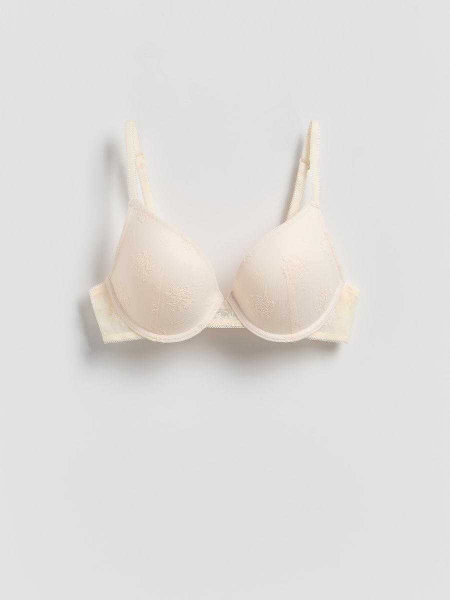Lace push up bra - cream - RESERVED