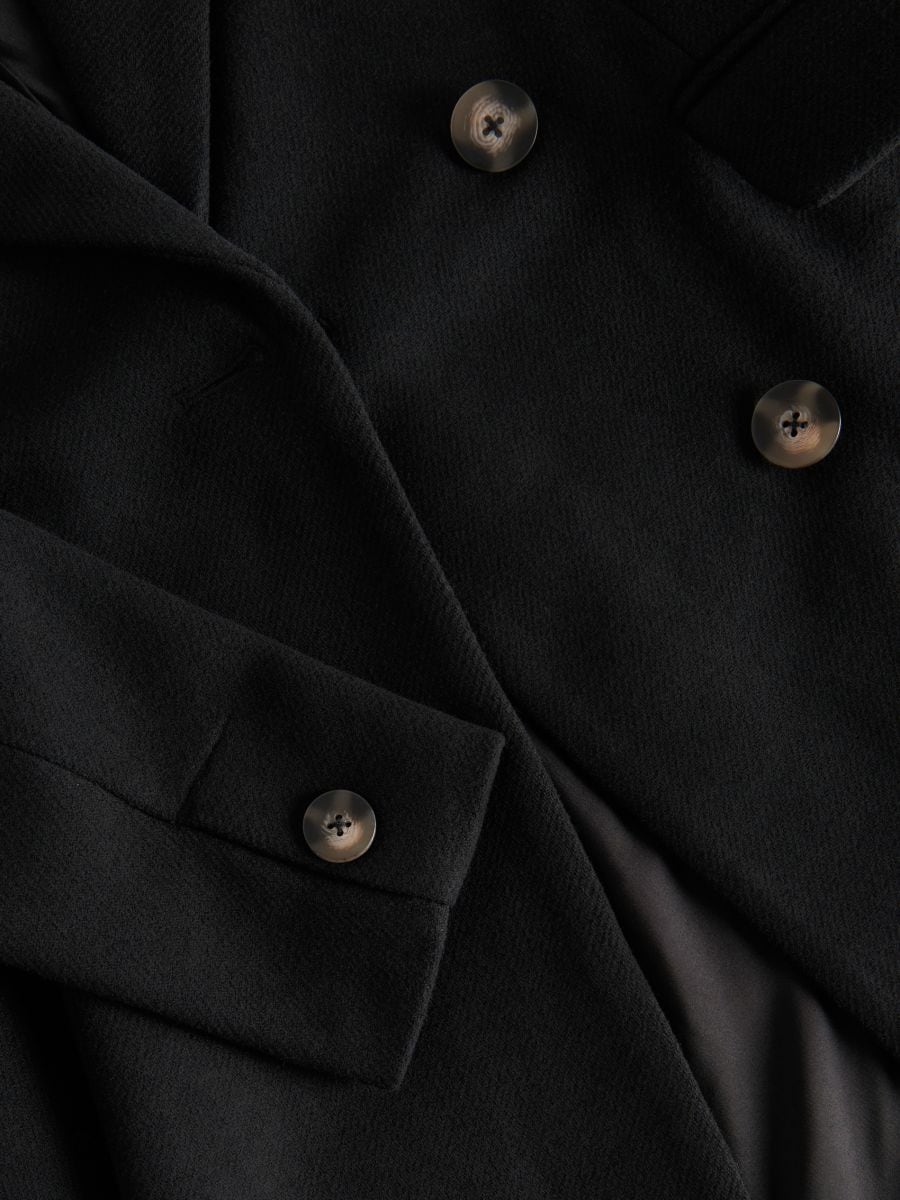 Wool blend coat - black - RESERVED - 6