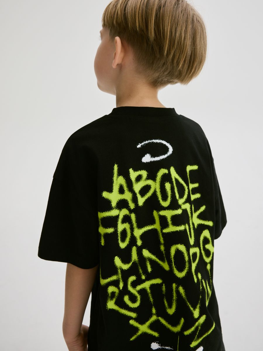 T-shirt with print - black - RESERVED - 4