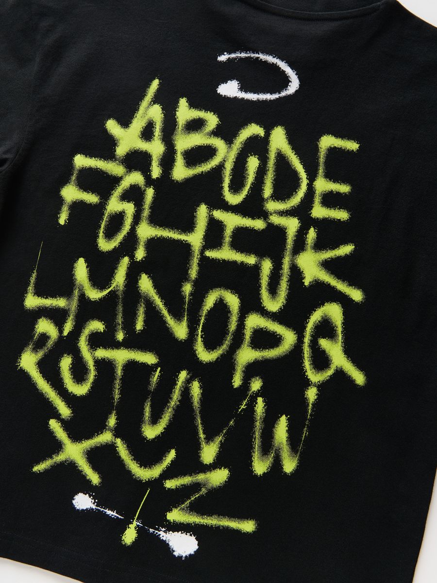 T-shirt with print - black - RESERVED - 3
