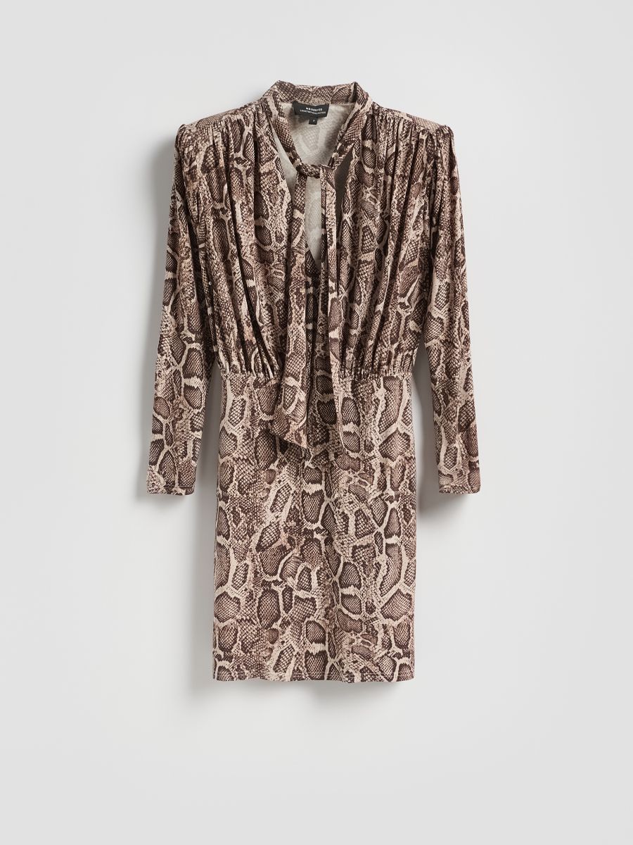 Mini φόρεμα με animal print - πολυχρωμο - RESERVED