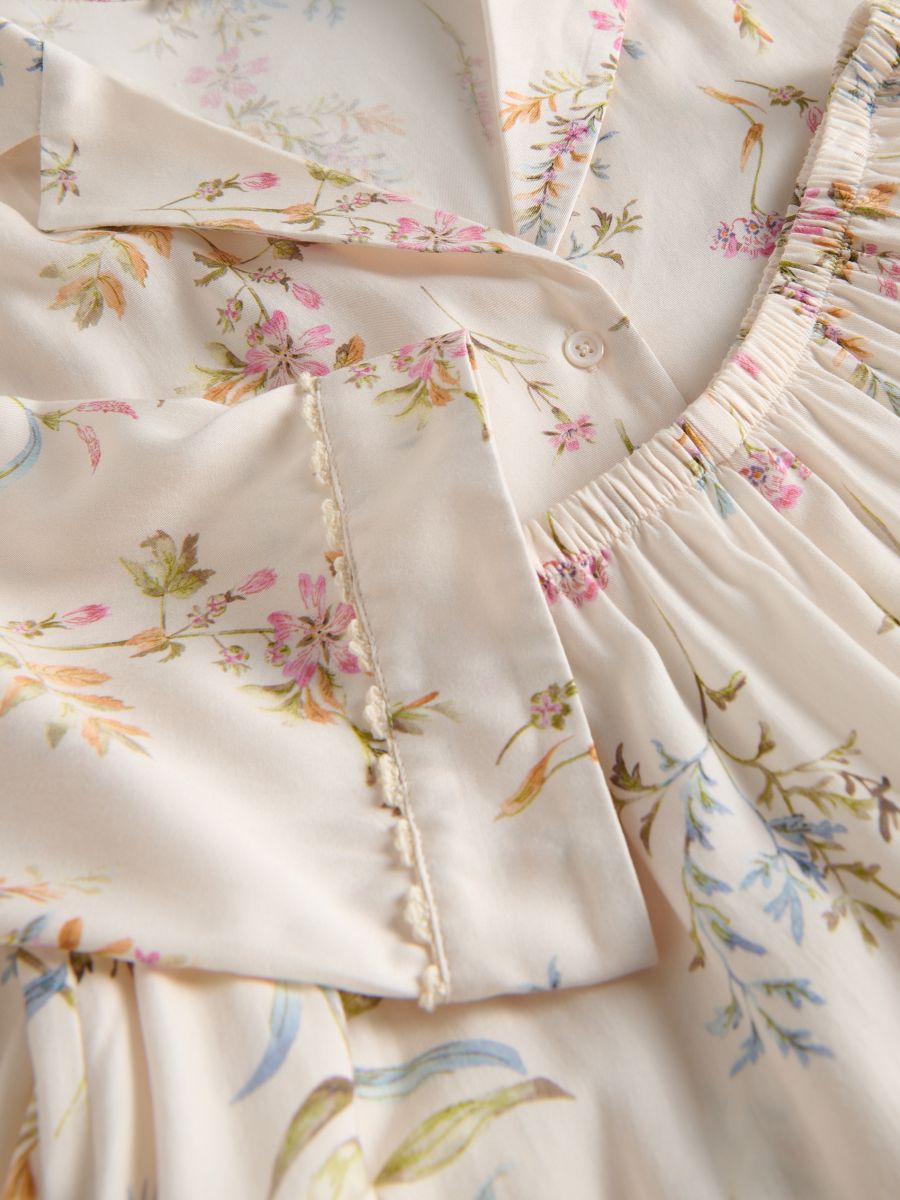 Ensemble de pyjama deux pièces à motifs - nude - RESERVED - 6