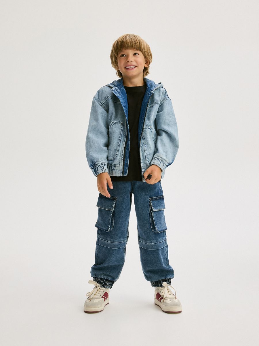 Elastic jogger jeans - blue jeans - RESERVED - 13