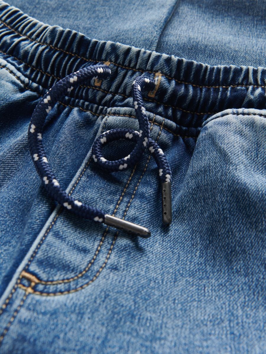 Elastic jogger jeans - blue jeans - RESERVED - 4