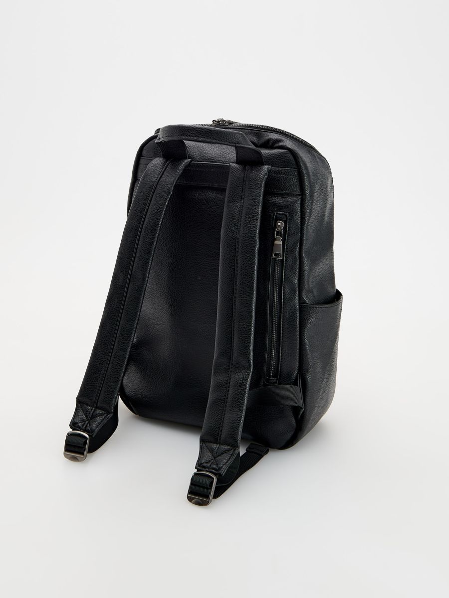 Large capacity backpack with pockets - black - RESERVED - 2