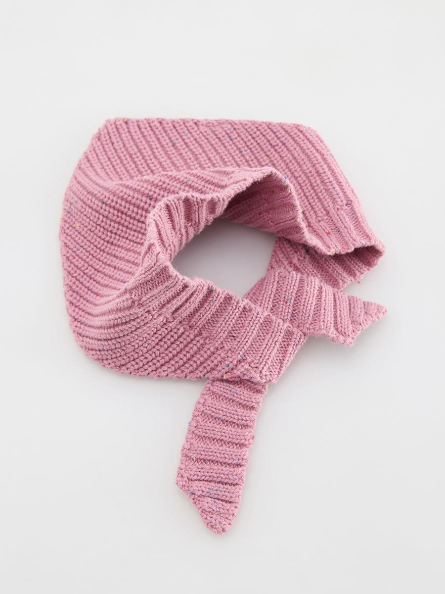 Knit scarf - pink - RESERVED - 2