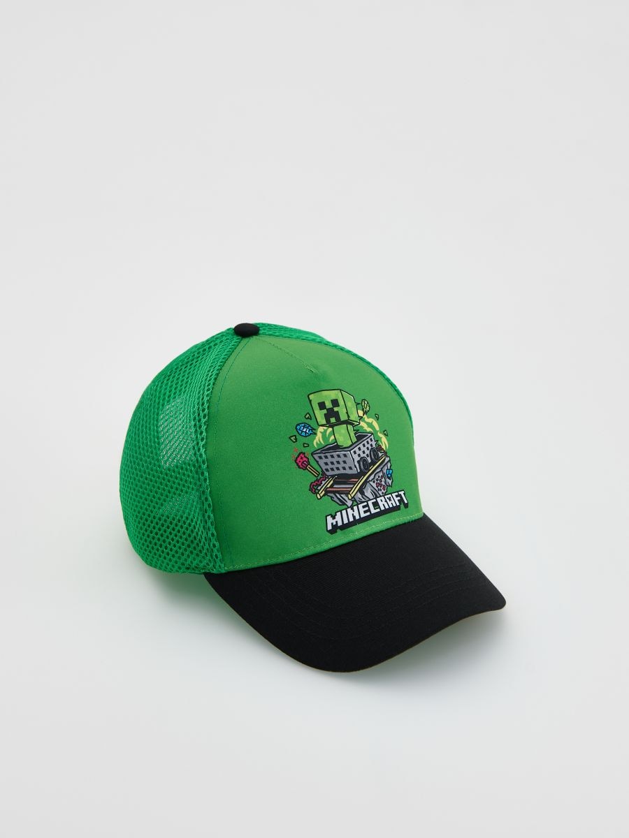 Minecraft cap - green - RESERVED