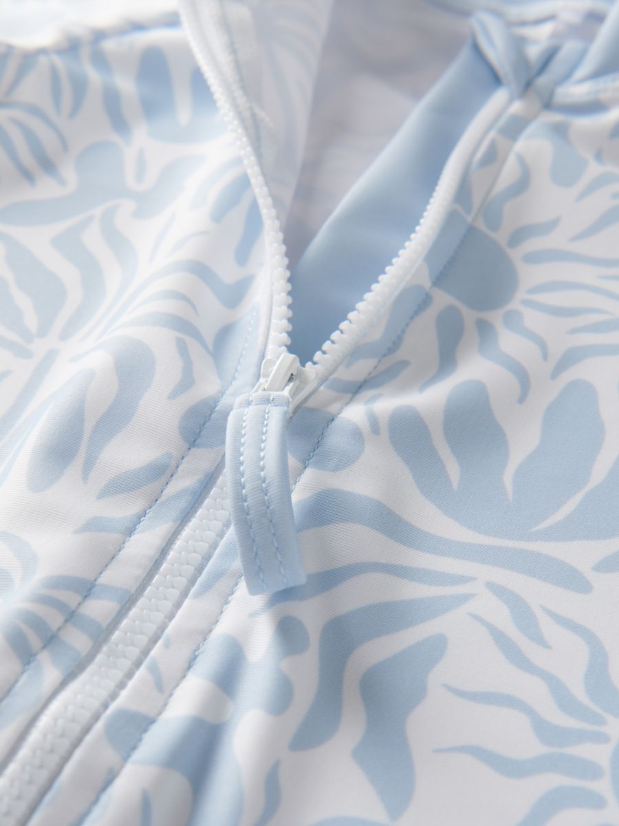 Swimsuit with print - pale blue - RESERVED - 2