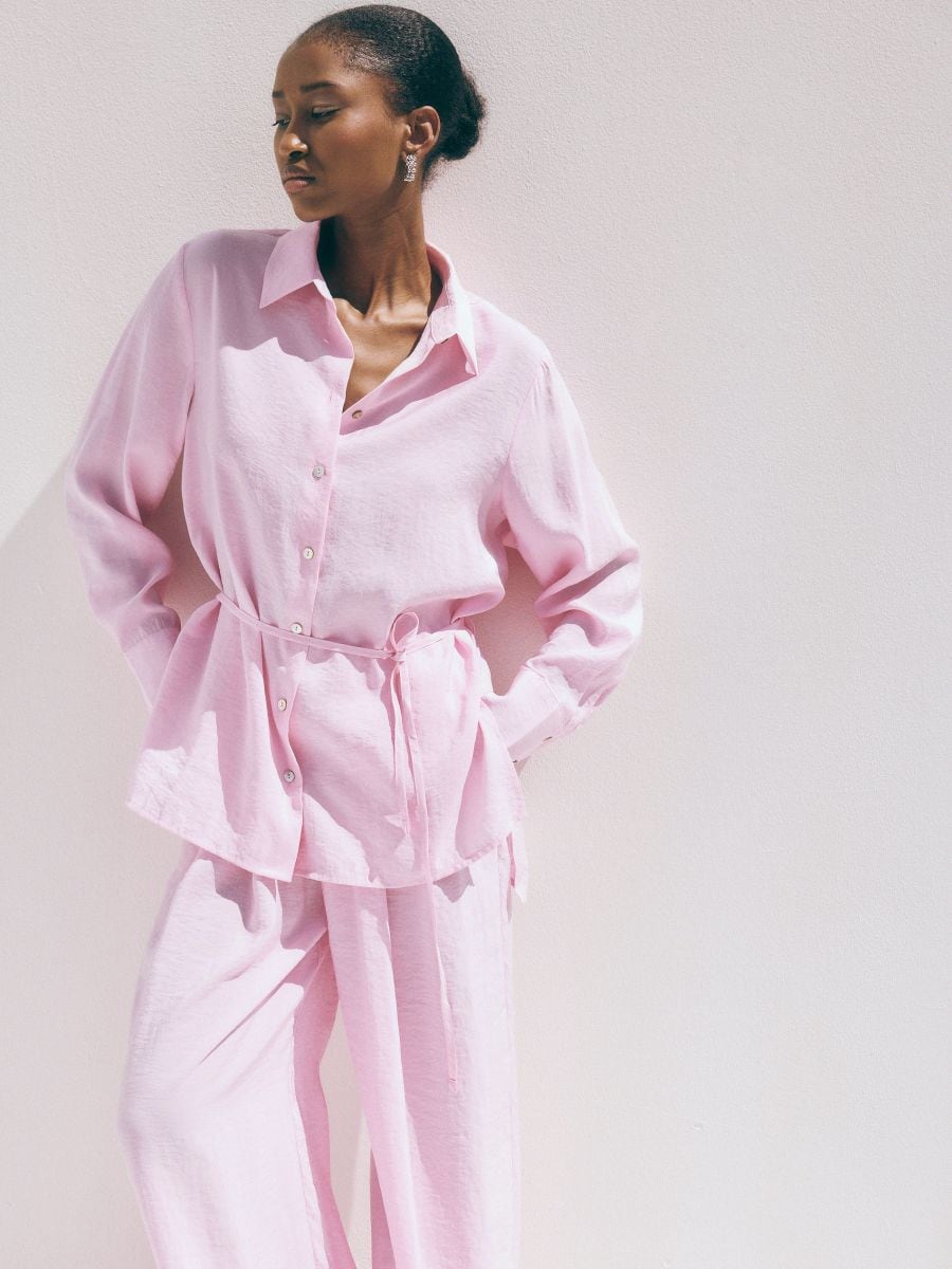 Chemise en modal - rose - RESERVED