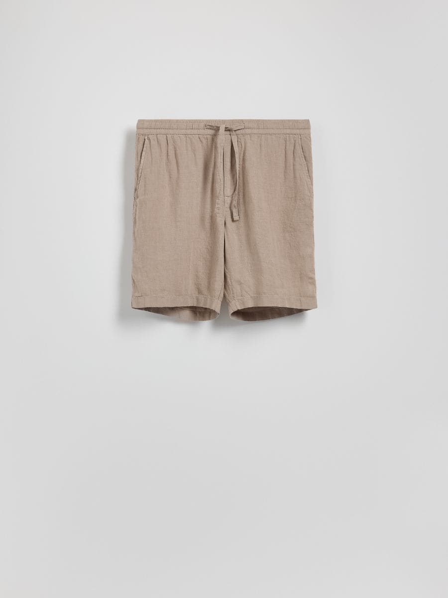 Short jogger en lin - Beige - RESERVED - 6