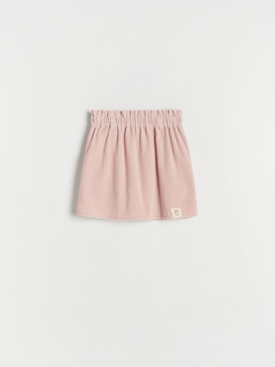 Corduroy skirt - pink - RESERVED - 2