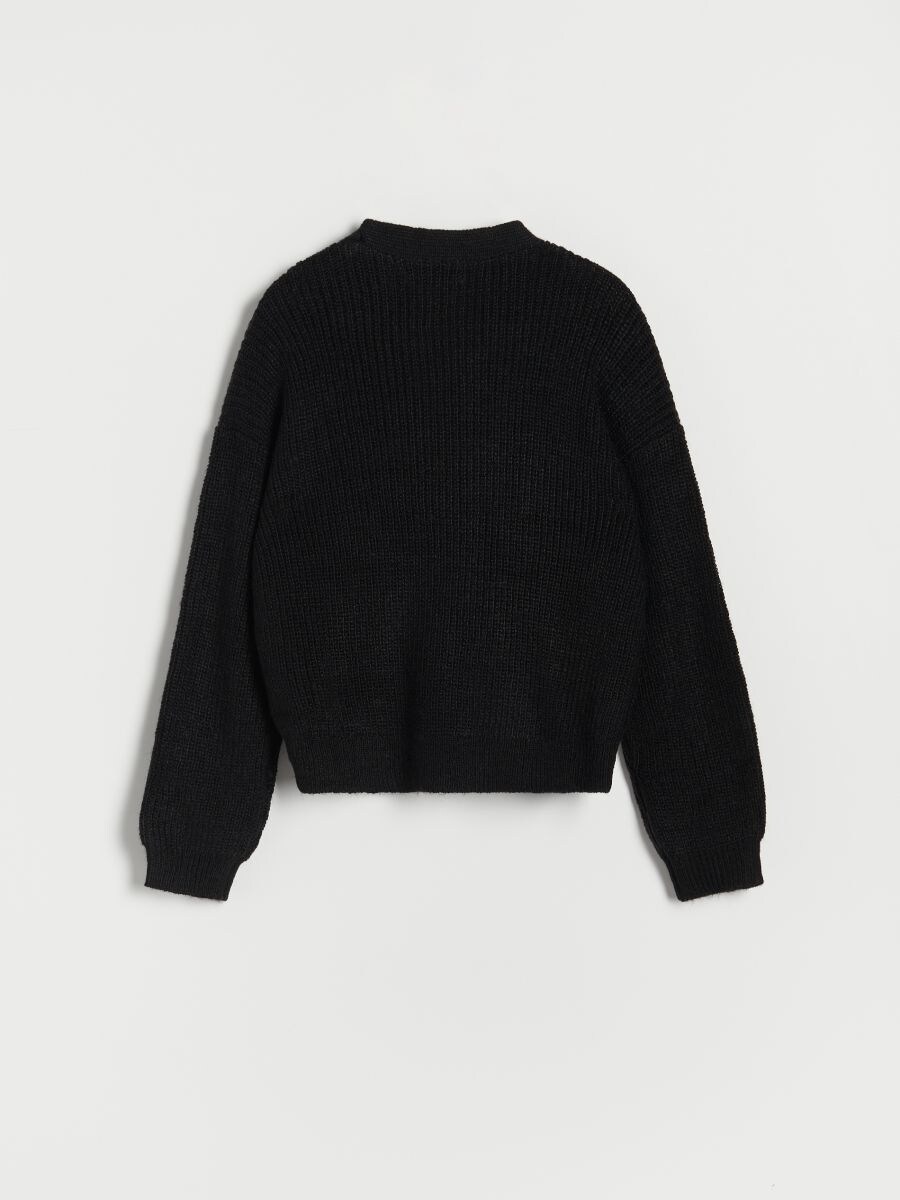 Cardigan with button fastening - black - RESERVED - 5