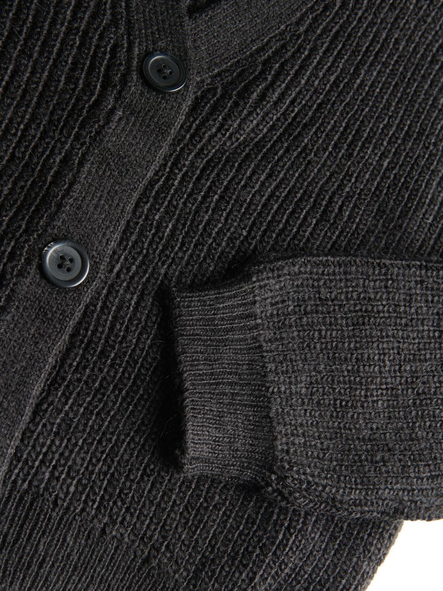 Cardigan with button fastening - black - RESERVED - 3
