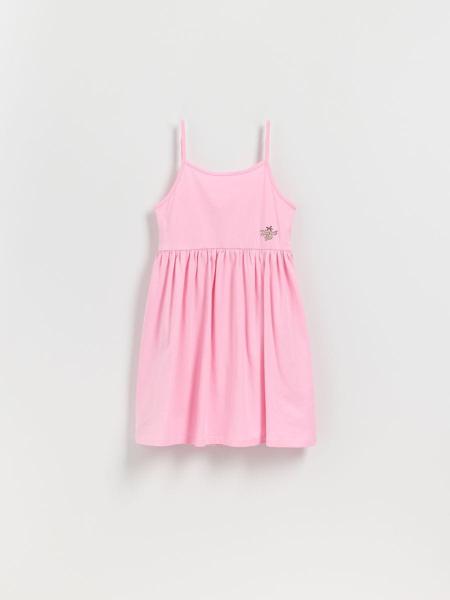 Haljina na bretele - pink - RESERVED