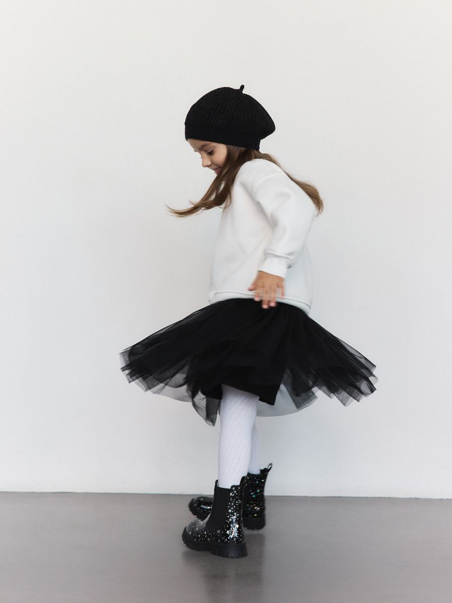 Tulle skirt - black - RESERVED