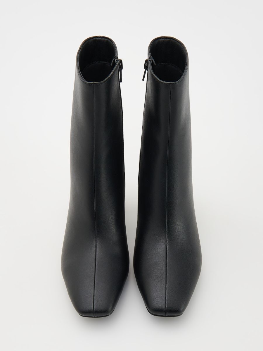 Ankle boots with asymmetric heel - black - RESERVED - 2