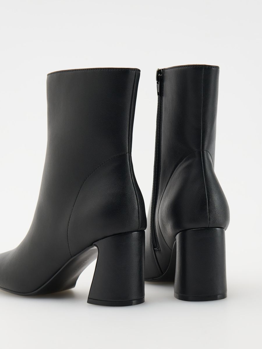 Ankle boots with asymmetric heel - black - RESERVED - 3