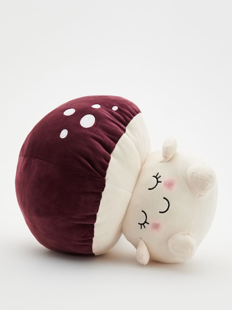 Mushroom pillow - beige - RESERVED - 4