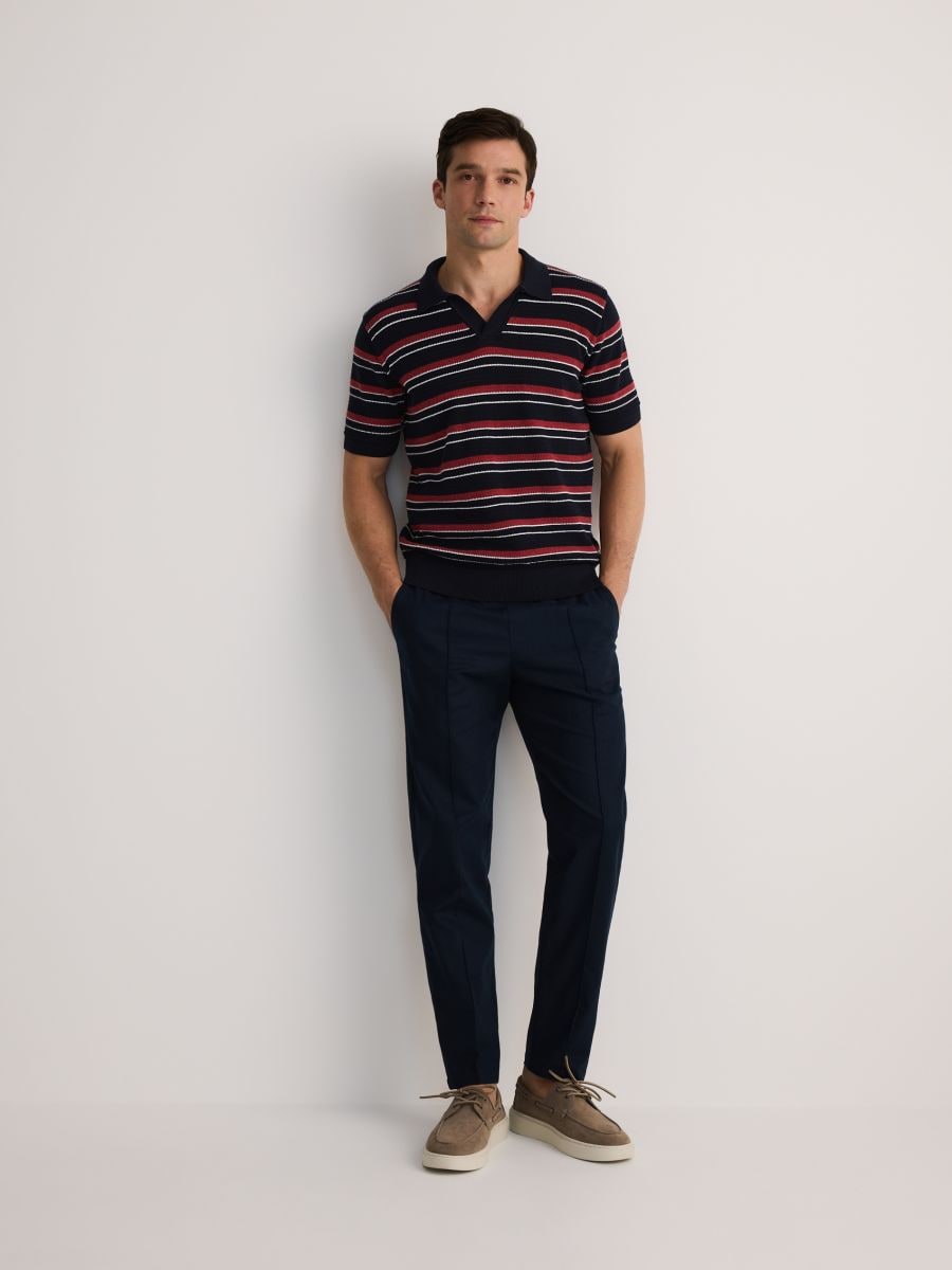 Polo structuré regular fit - Multicolore - RESERVED - 2