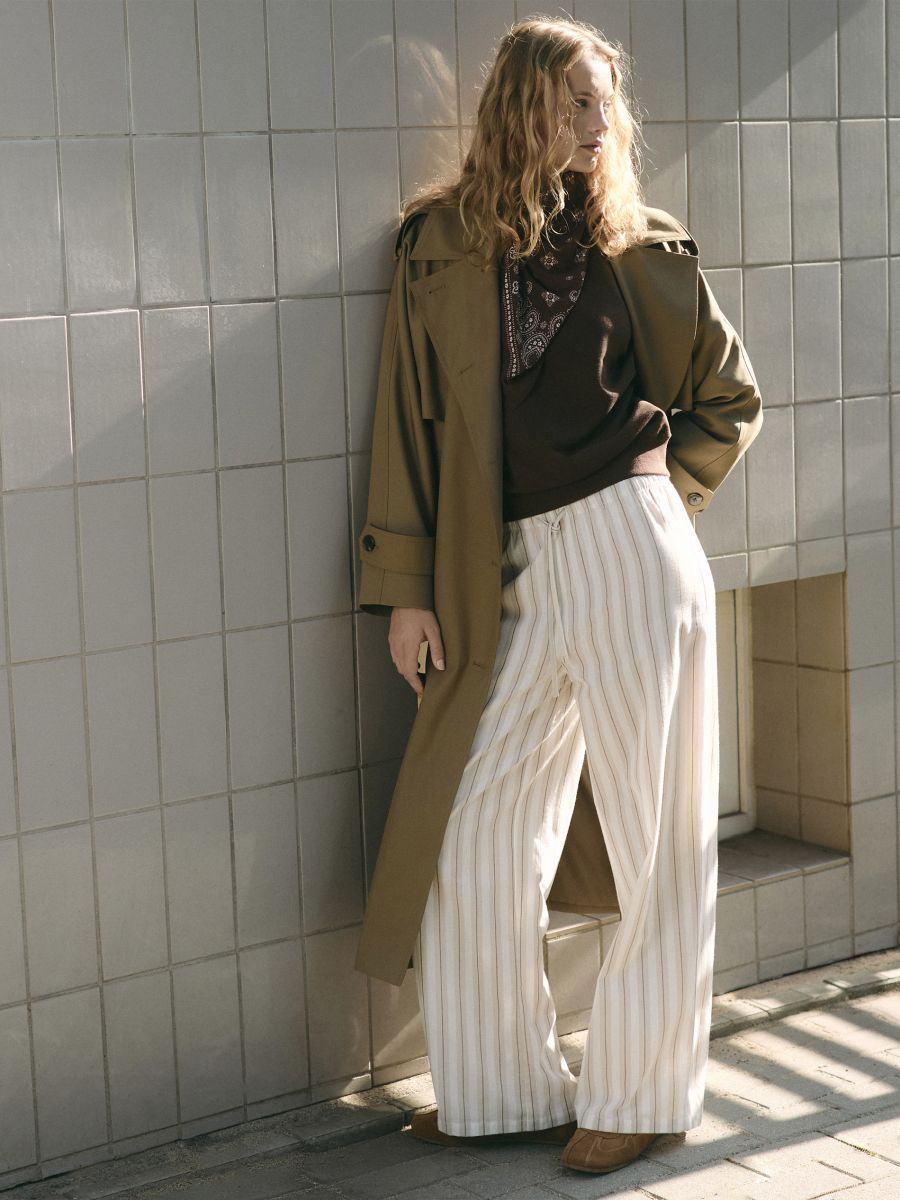 Pyjamasbyxor - beige - RESERVED