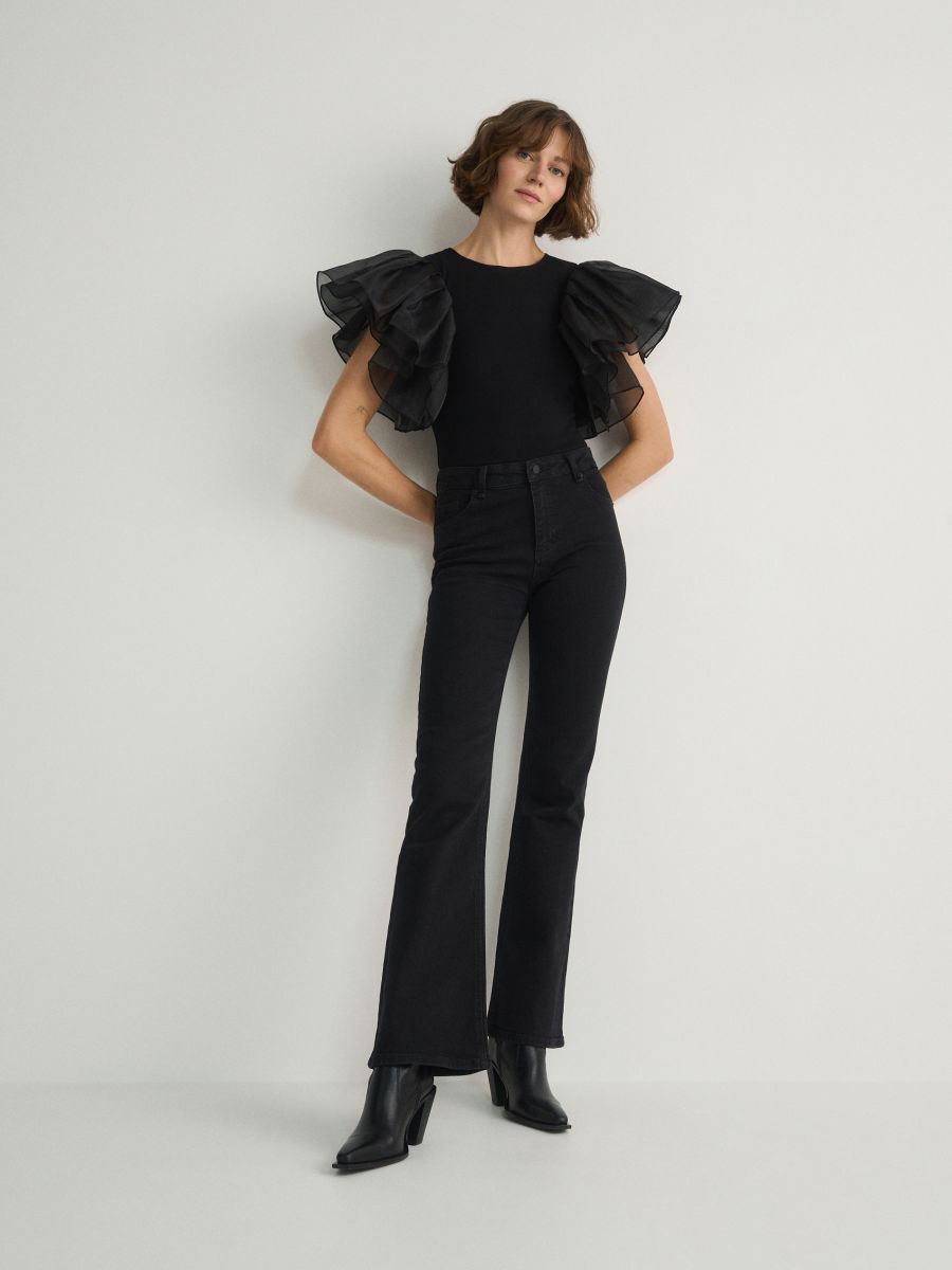Body with mesh sleeves - black - RESERVED - 3