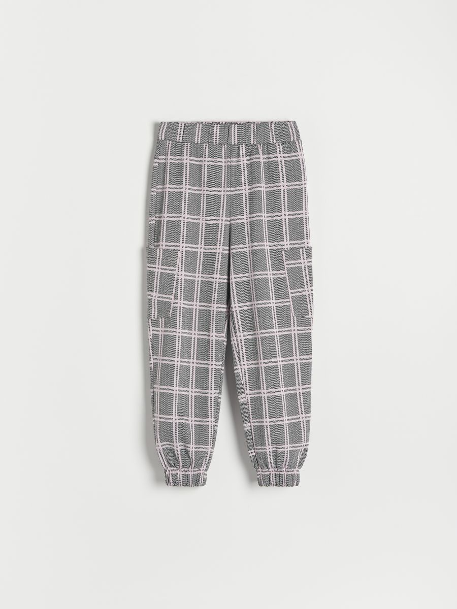 Check joggers - dark grey - RESERVED - 5