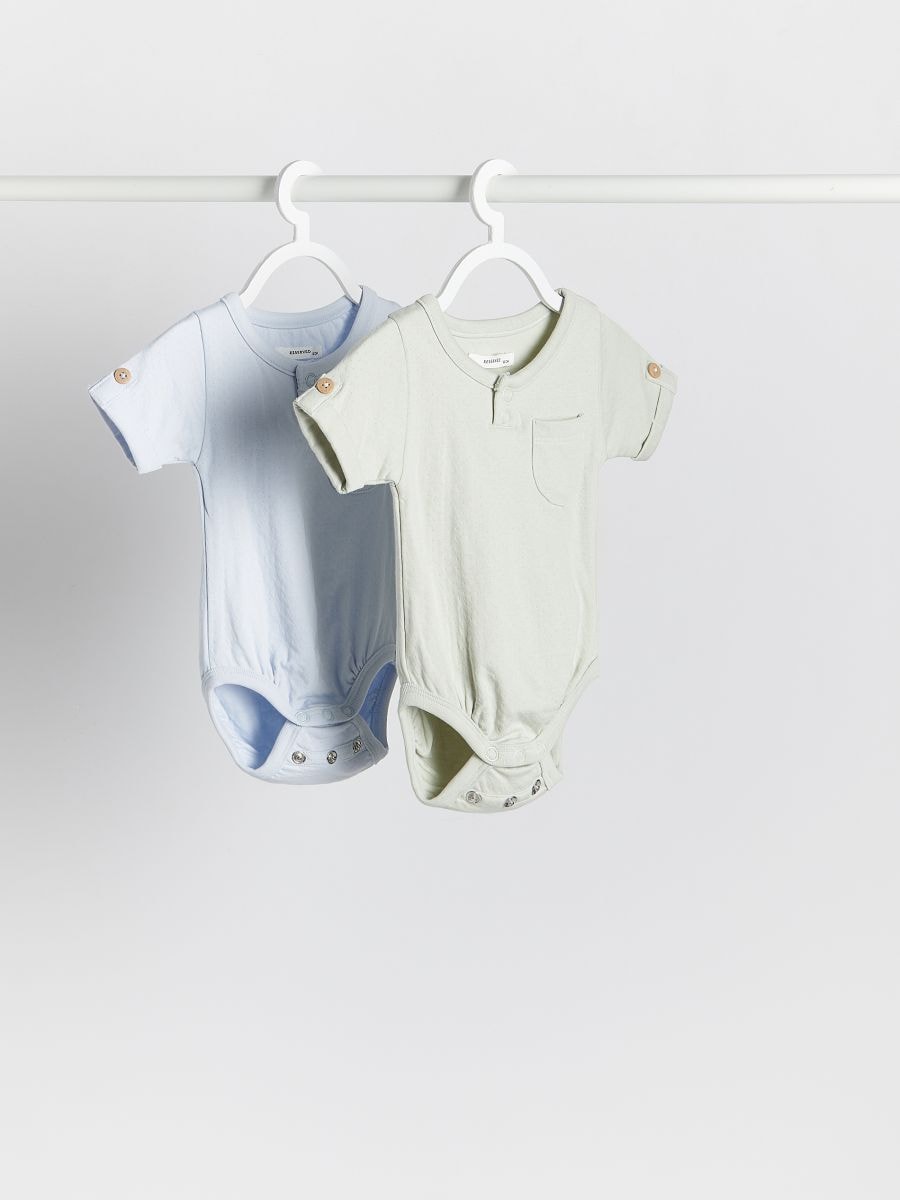 BABIES` BODY SUIT - boja lavande - RESERVED